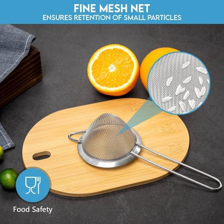Fine Mesh Strainer - 3.3 Inch Conical Sieve - Tea Strainers - Image 4